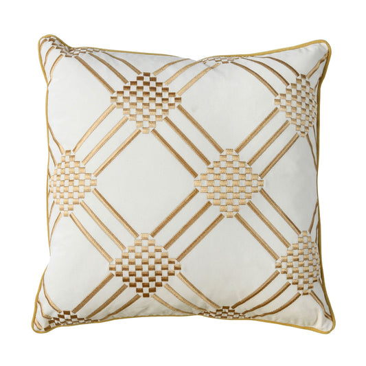 Pam Ivory/Yellow 20" X 20" Pillow, Ivory & Yellow (2/CTN) FOA East