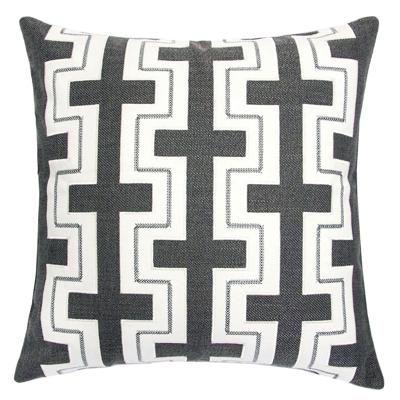 Kari Gray 20" X 20" Pillow, Gray FOA East