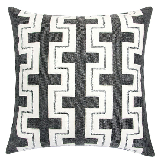 Kari Gray 20" X 20" Pillow, Gray FOA East