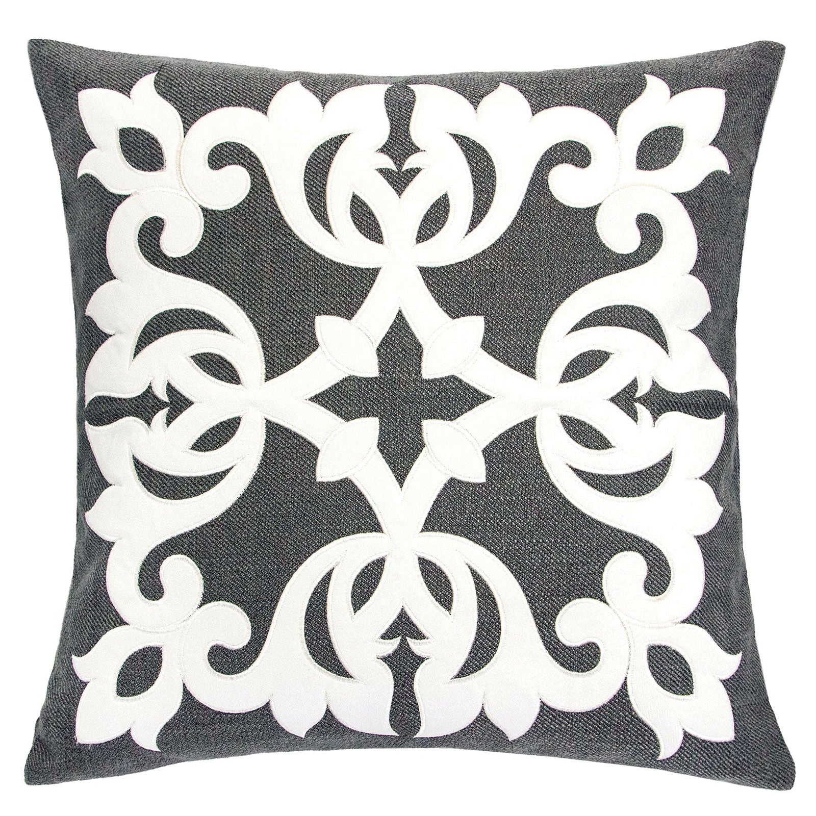 Trudy Gray 20" X 20" Pillow, Gray FOA East