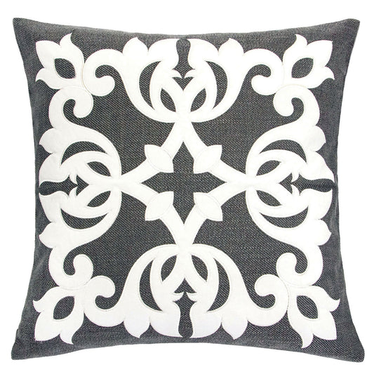 Trudy Gray 20" X 20" Pillow, Gray FOA East