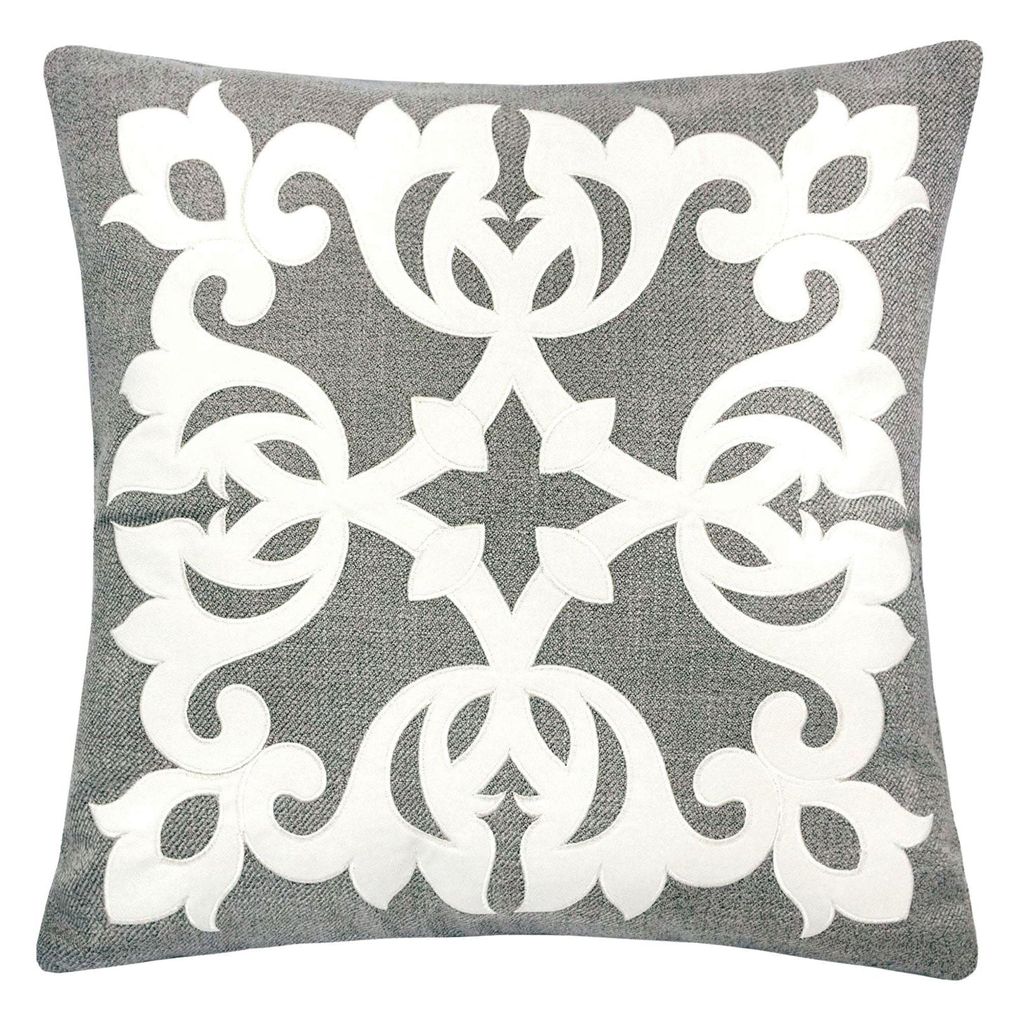 Trudy Silver 20" X 20" Pillow, Silver FOA East