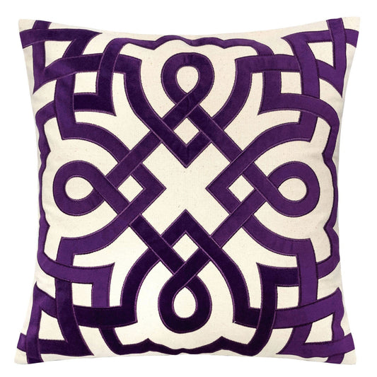 Jorja Purple 20" X 20" Pillow, Purple FOA East