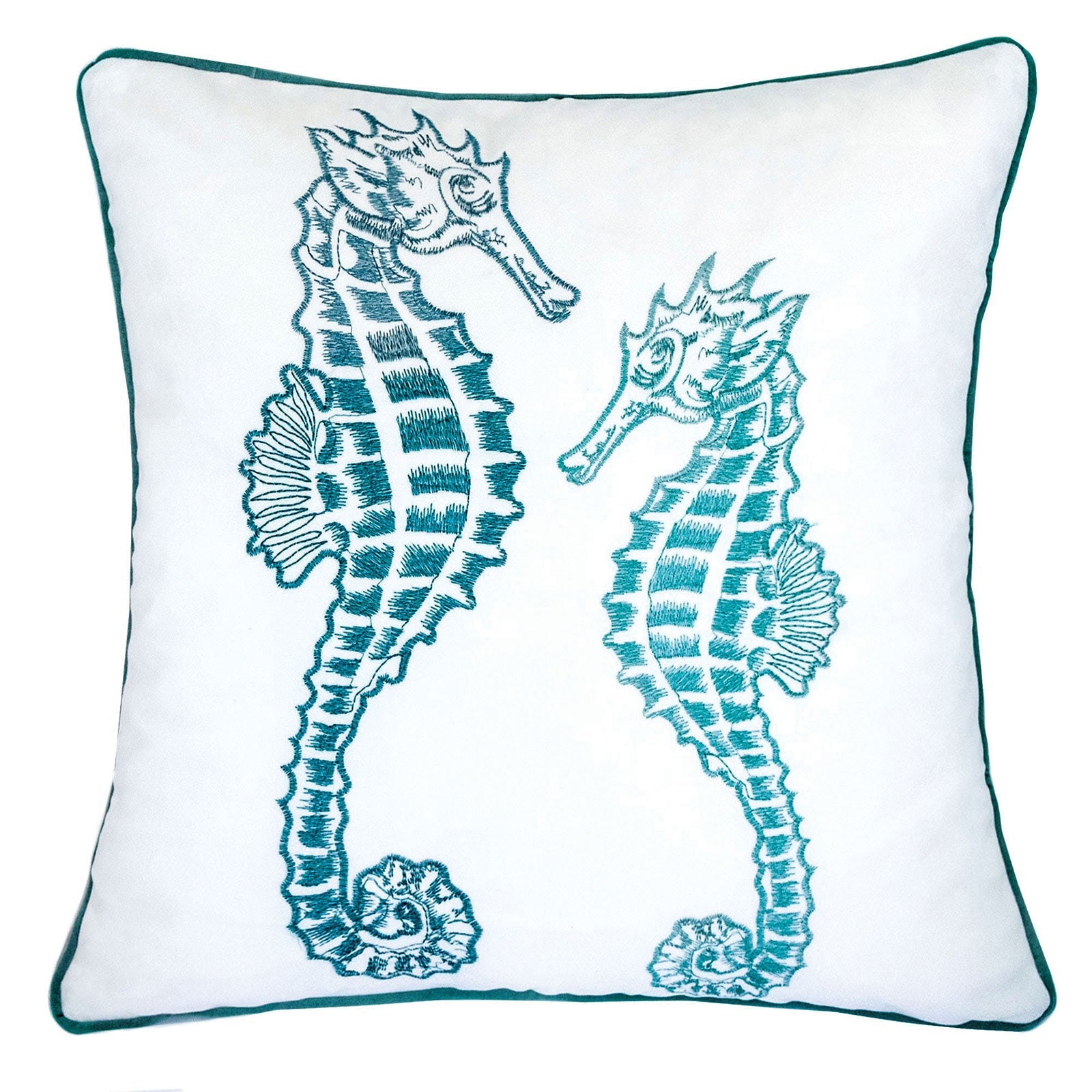 Terrie Teal 20" X 20" Pillow, Teal FOA East