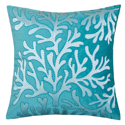 June Teal 20" X 20" Pillow, Teal FOA East