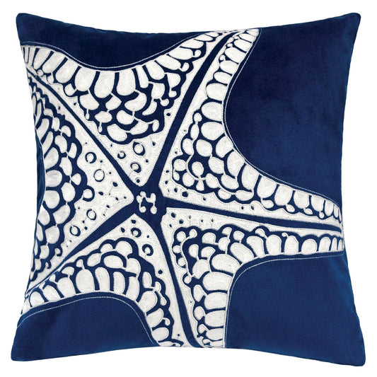 Jude Indigo 20" X 20" Pillow, Indigo FOA East