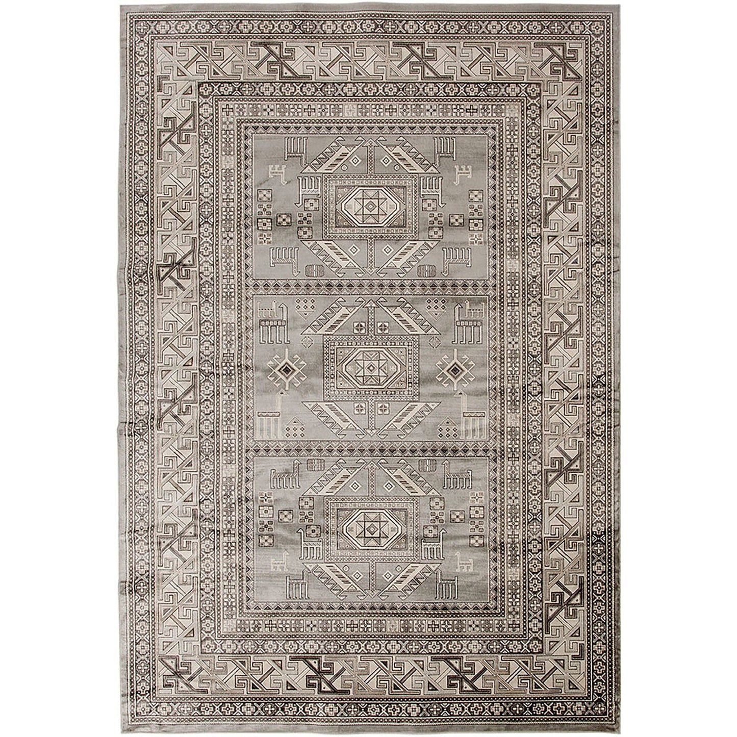 Mortsel Gray 5'3" X 7'6" Area Rug FOA East