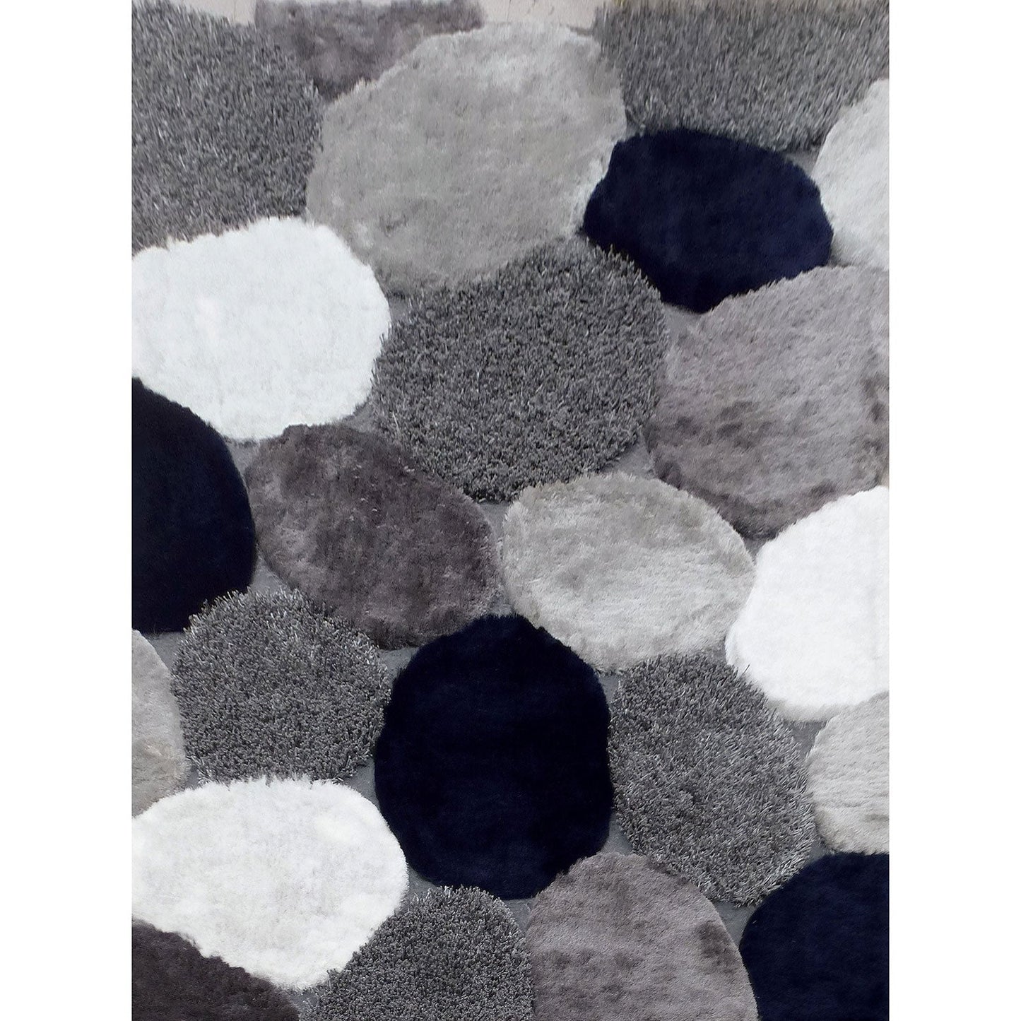 Vancouver Gray/Navy 5' X 7' Area Rug FOA East