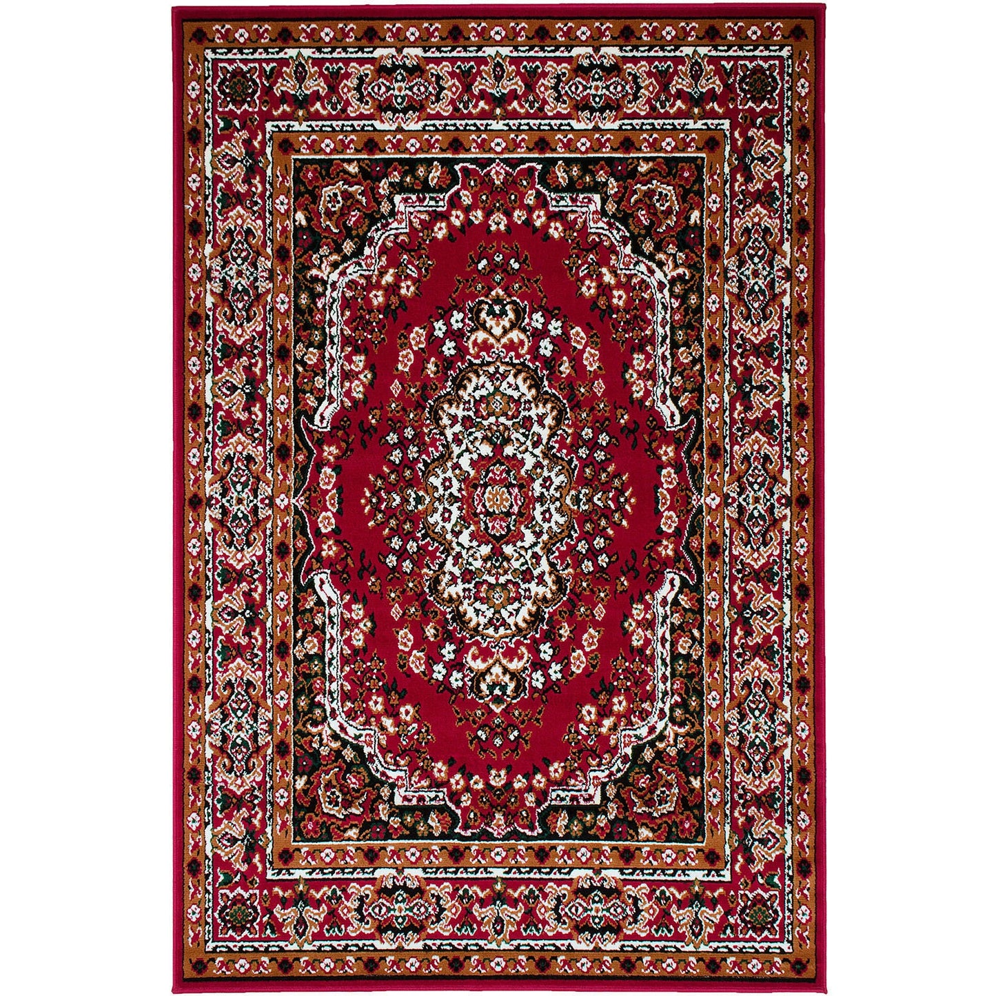 SHINTA Red 5' X 8' Area Rug FOA East