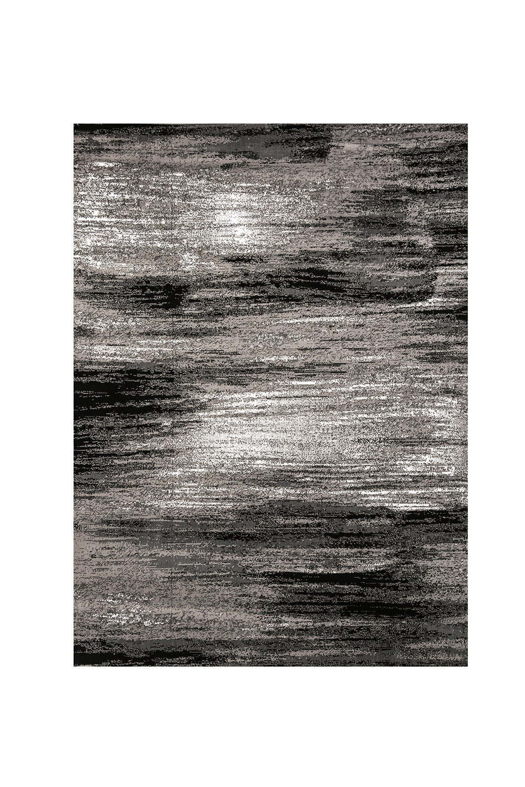 Sivas Gray/Black 5' X 8' Area Rug FOA East