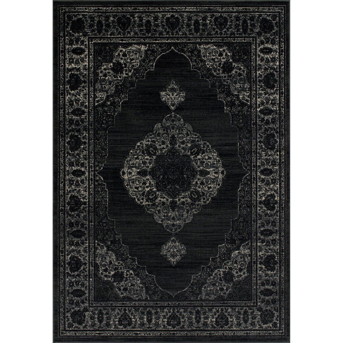 Kozlu Dark Gray 5' X 7' Area Rug FOA East