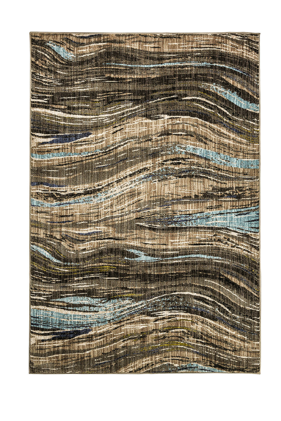 Kelowna Dark Brown 5' X 8' Area Rug FOA East