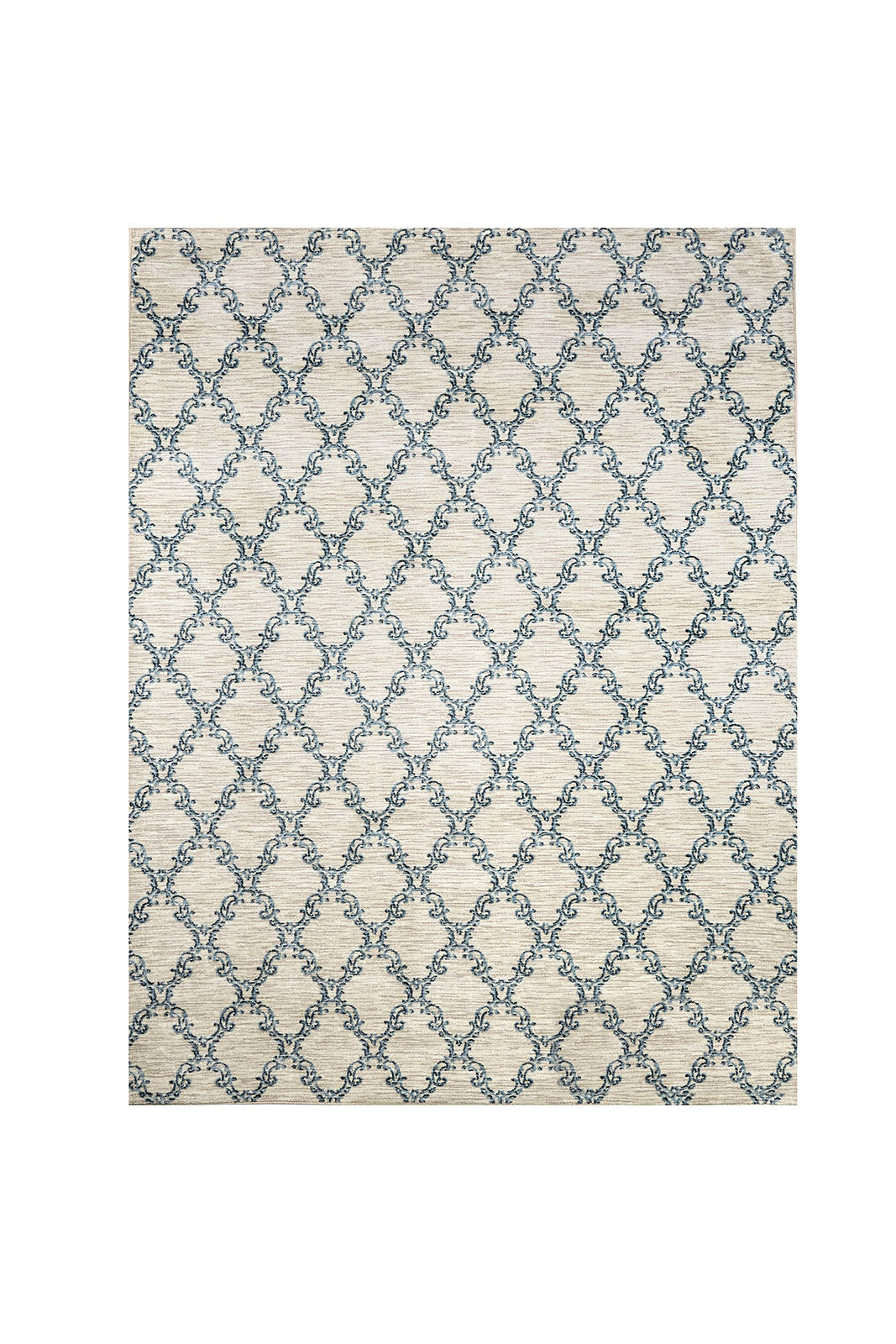 Acanthus Light Gray/Blue 5' X 8' Area Rug FOA East