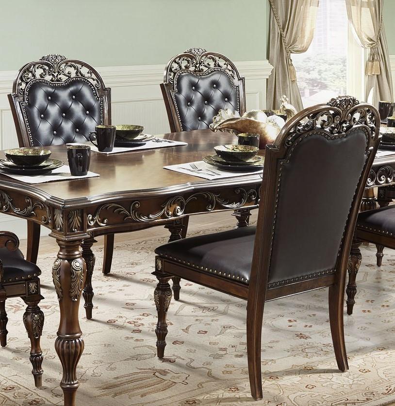 Rosanna Cherry Wood Finish Dining Room Set by Cosmos Furniture Cosmos Furniture