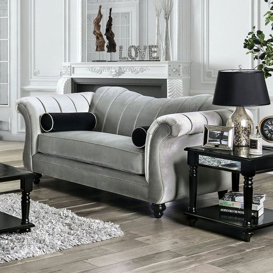 Marvin Pewter Love Seat FOA East