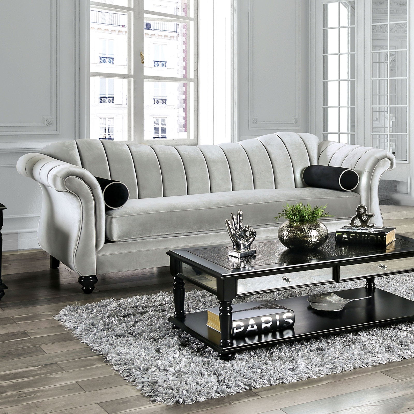 Marvin Pewter Sofa FOA East