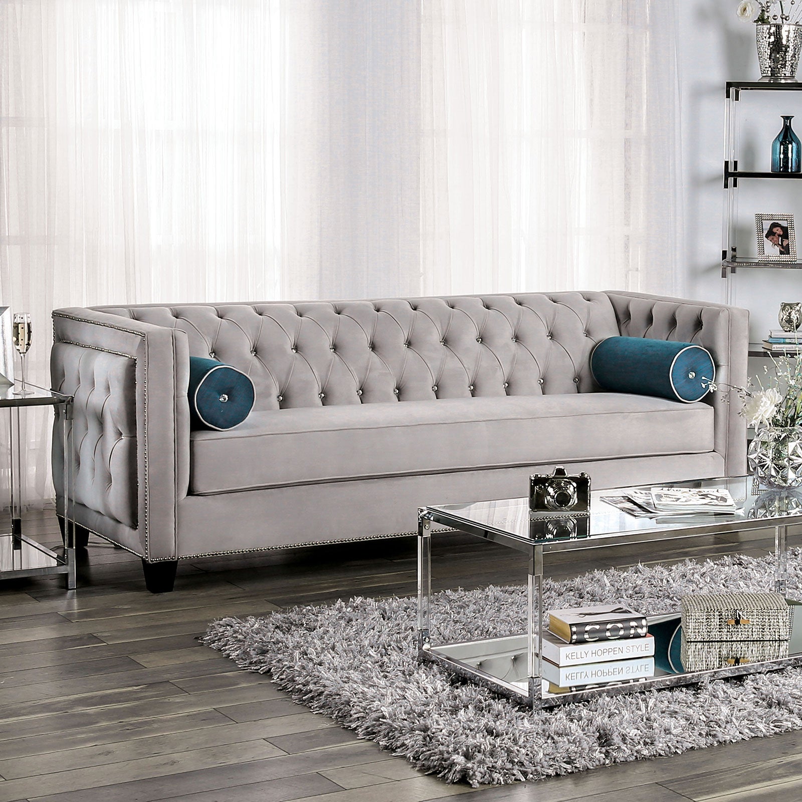 Silvan Gray Sofa FOA East