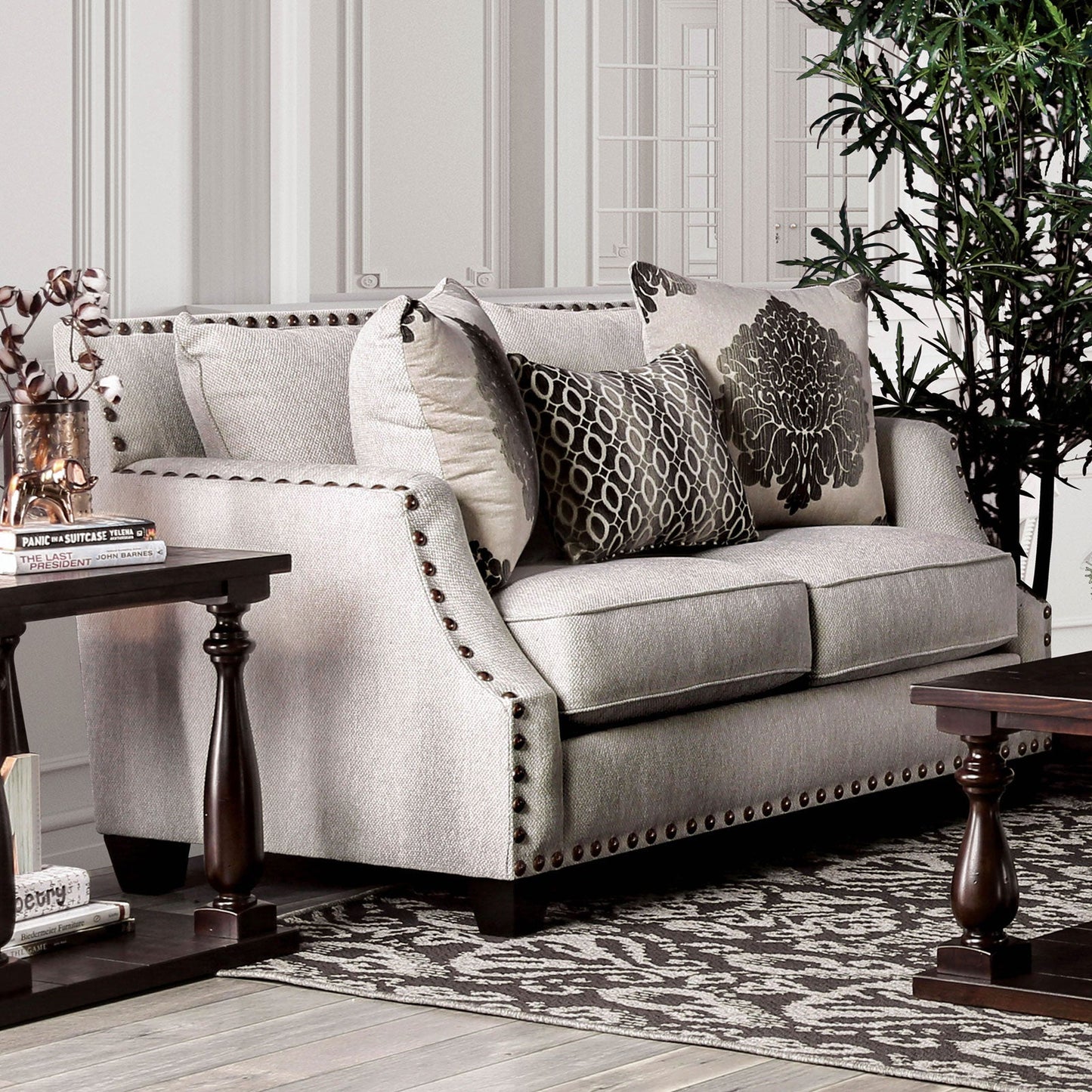 Cornelia Beige Love Seat FOA East