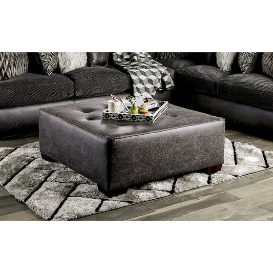 Gellhorn Gray Ottoman FOA East