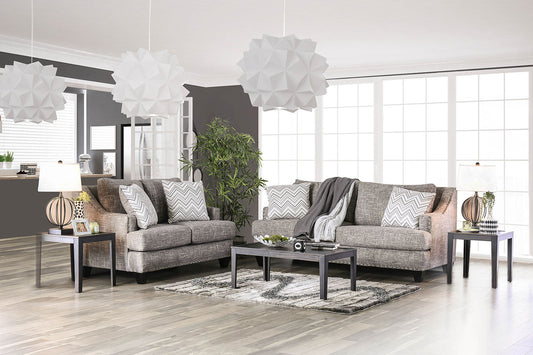 Erika Gray Sofa + Love Seat FOA East