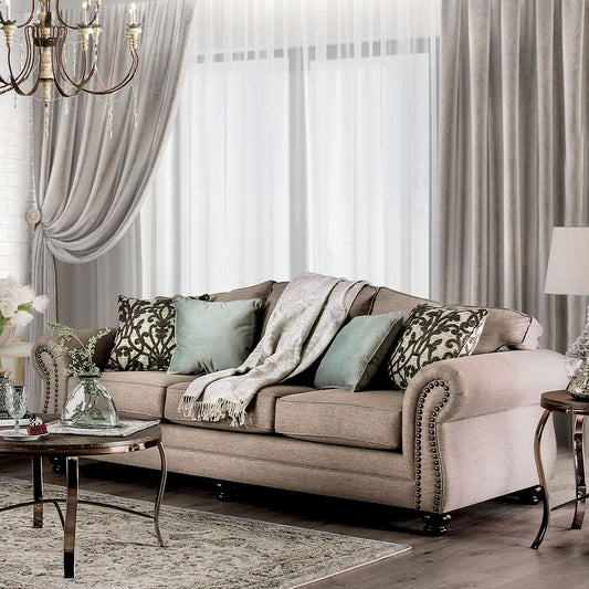 Jarauld Dark Taupe Sofa FOA East