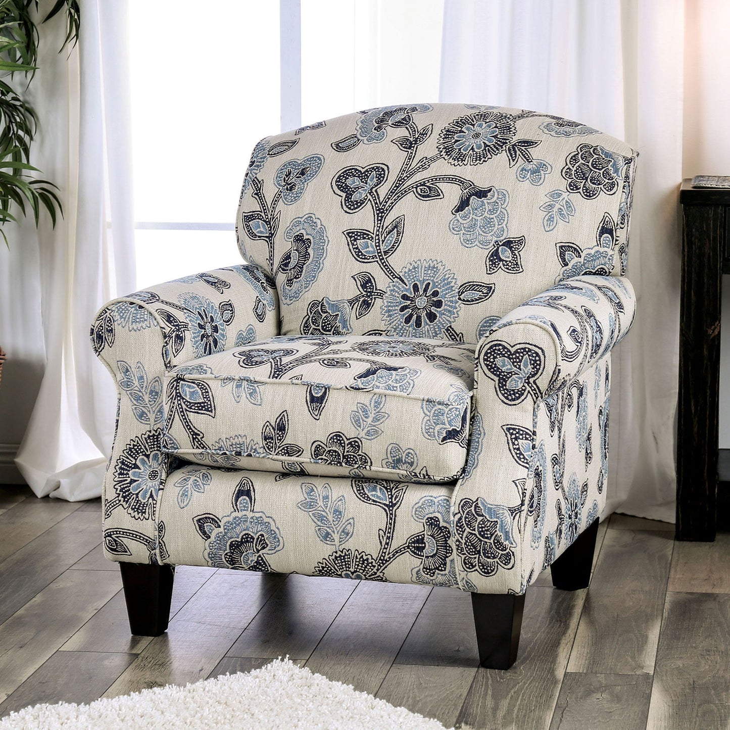 Nash Ivory Chair, Floral FOA East