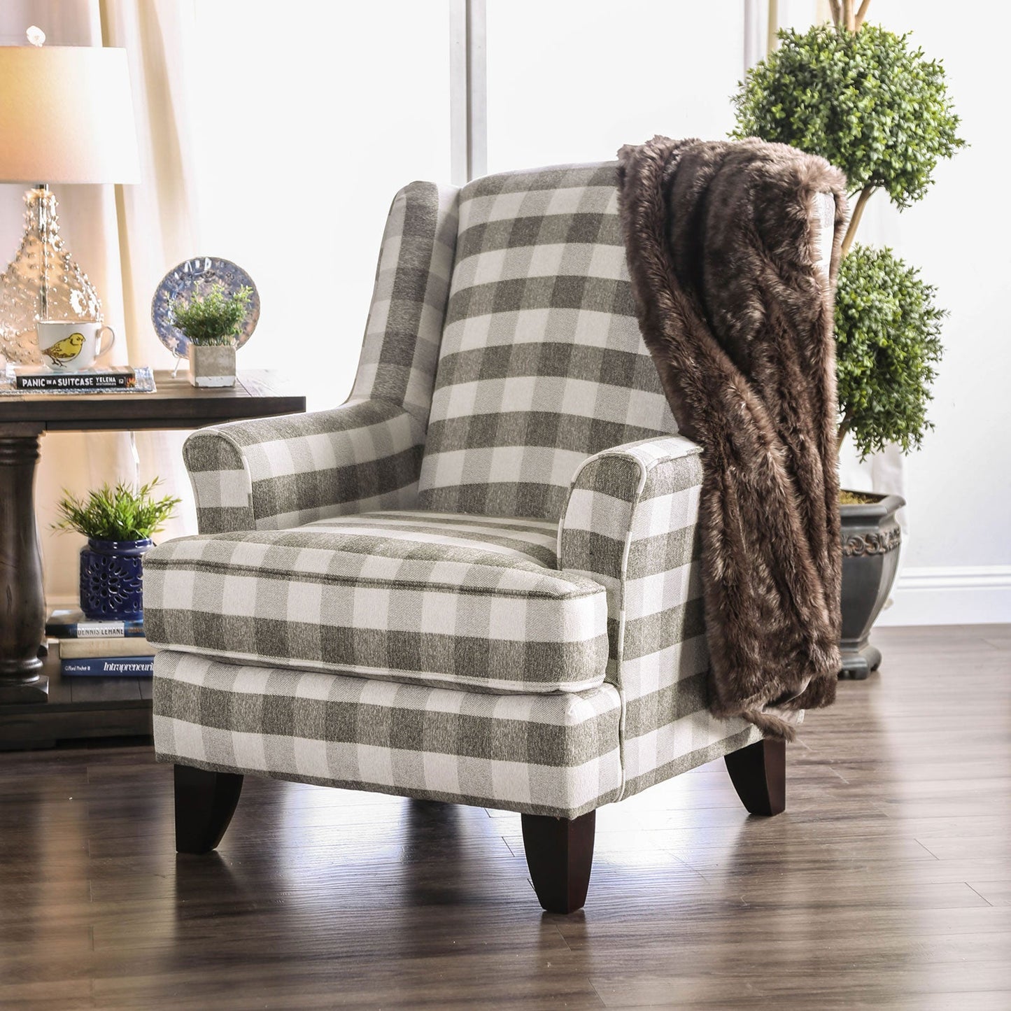 Christine Light Gray Chair FOA East