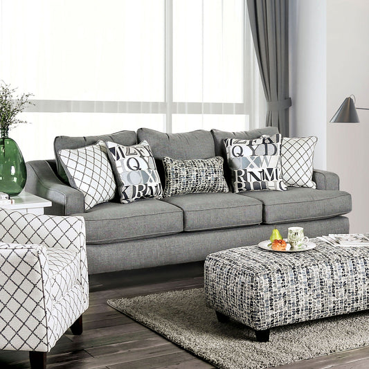 Verne Bluish Gray Sofa FOA East