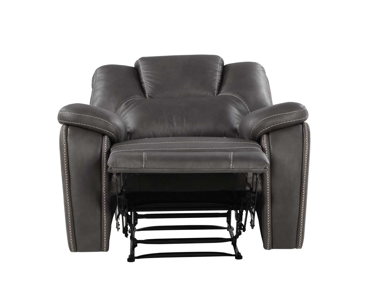 Steve Silver Katrine Manual Recliner Chair in Charcoal Steve Silver 2