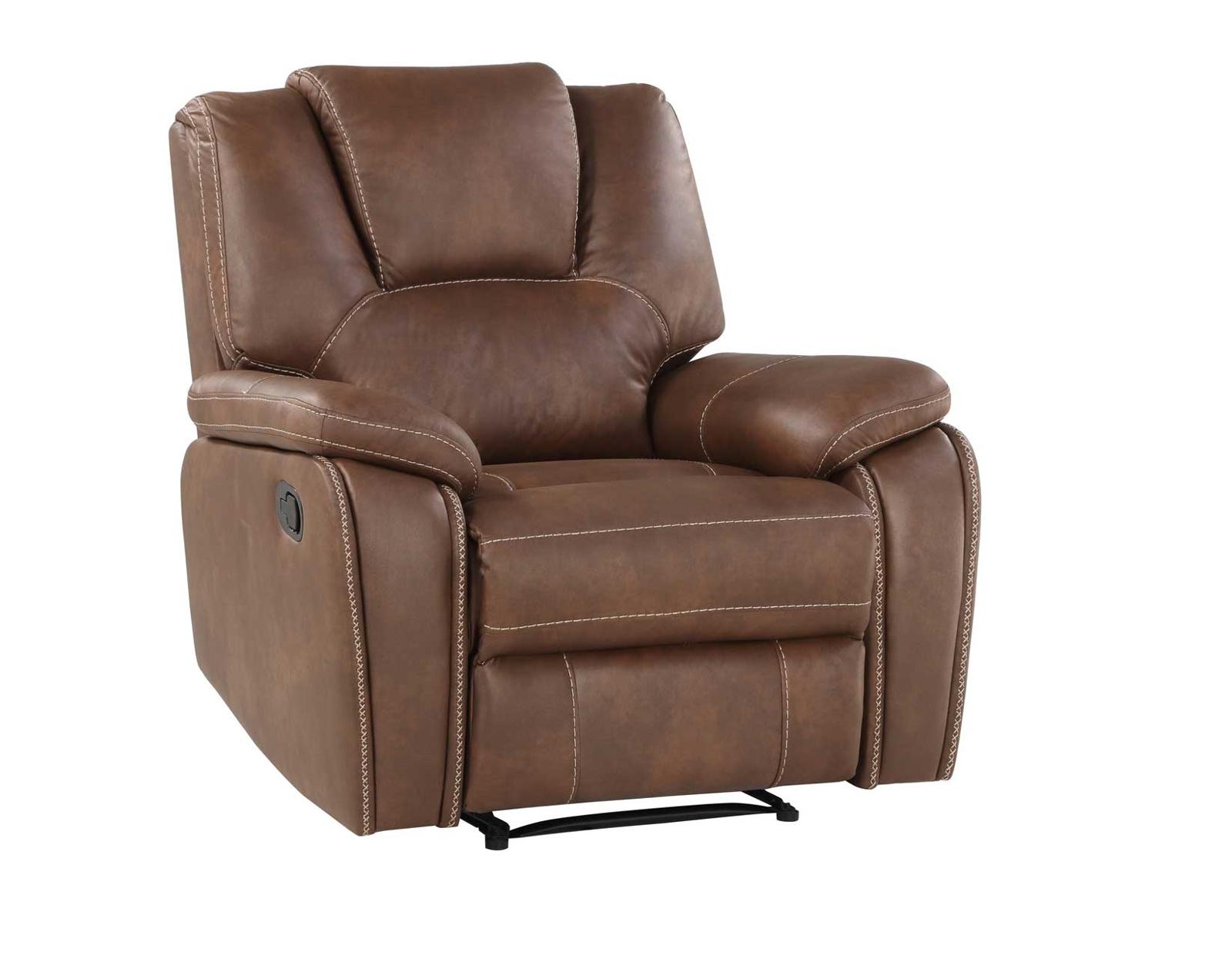 Steve Silver Katrine Manual Recliner in Chestnut Brown Steve Silver 2