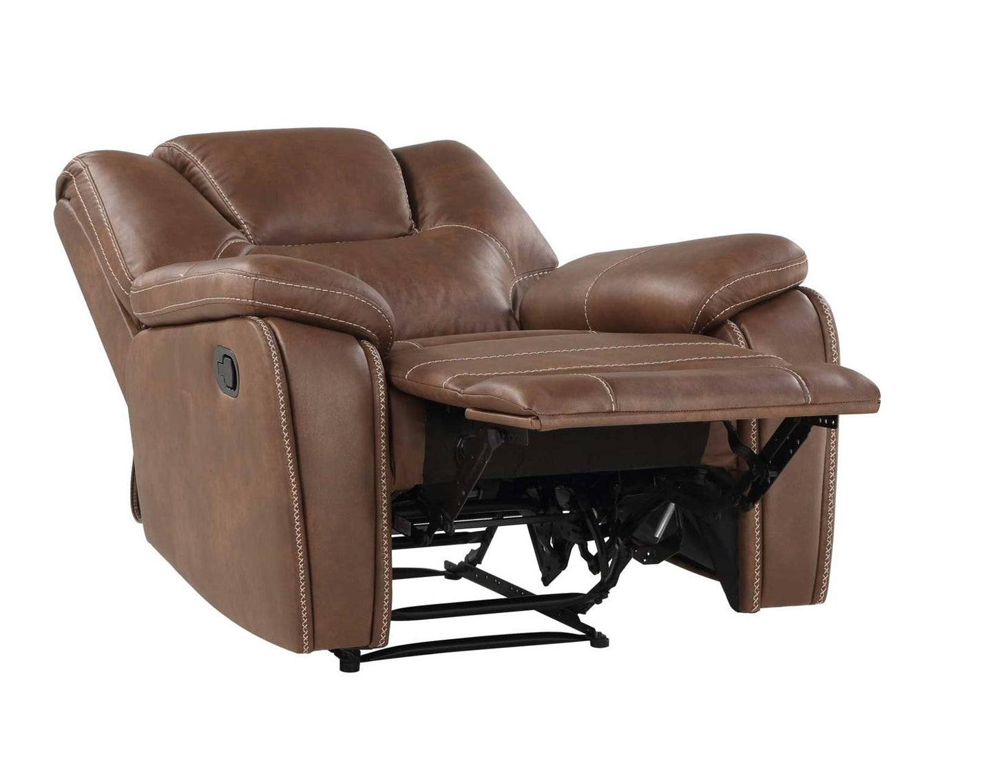 Steve Silver Katrine Manual Recliner in Chestnut Brown Steve Silver 2