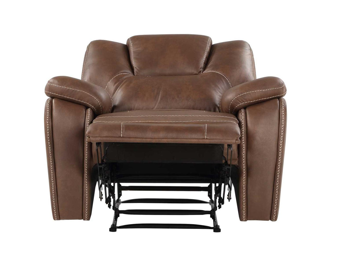 Steve Silver Katrine Manual Recliner in Chestnut Brown Steve Silver 2