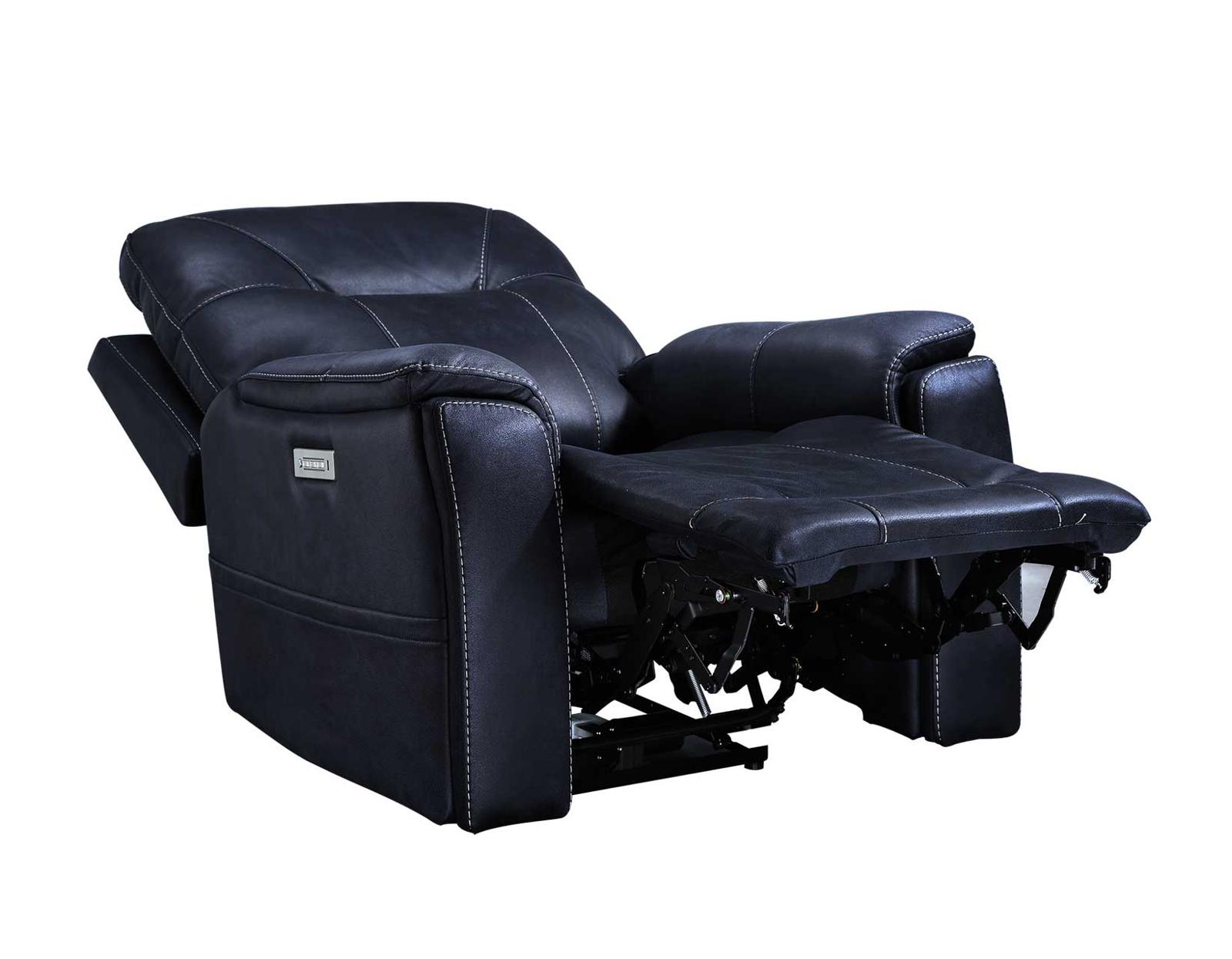 Steve Silver Lexington Triple-Power Media Recliner in Ocean Blue Steve Silver 2