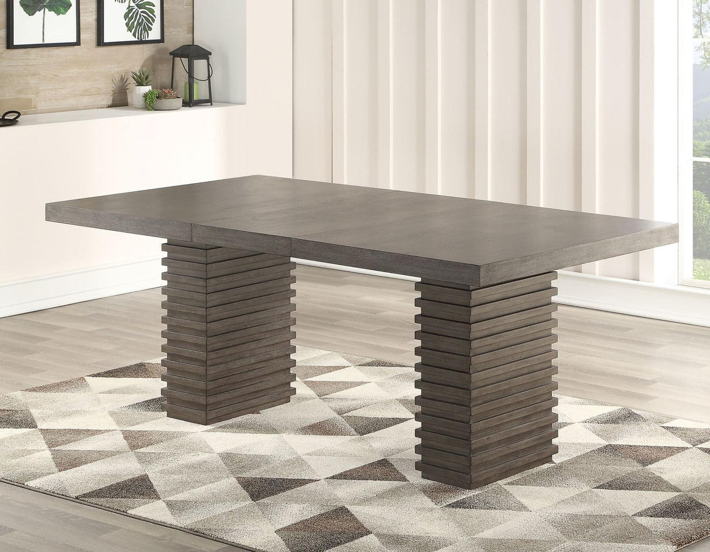 Steve Silver Mila Dining Table in Washed Grey Steve Silver 2