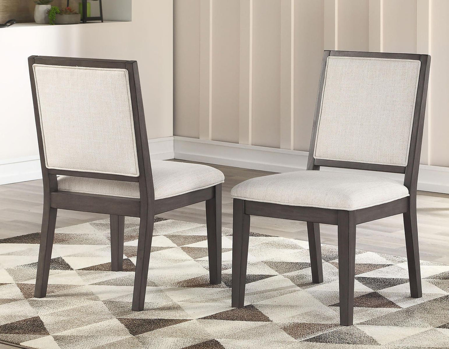 Steve Silver Mila Side Chair in Washed Grey (Set of 2) Steve Silver 2