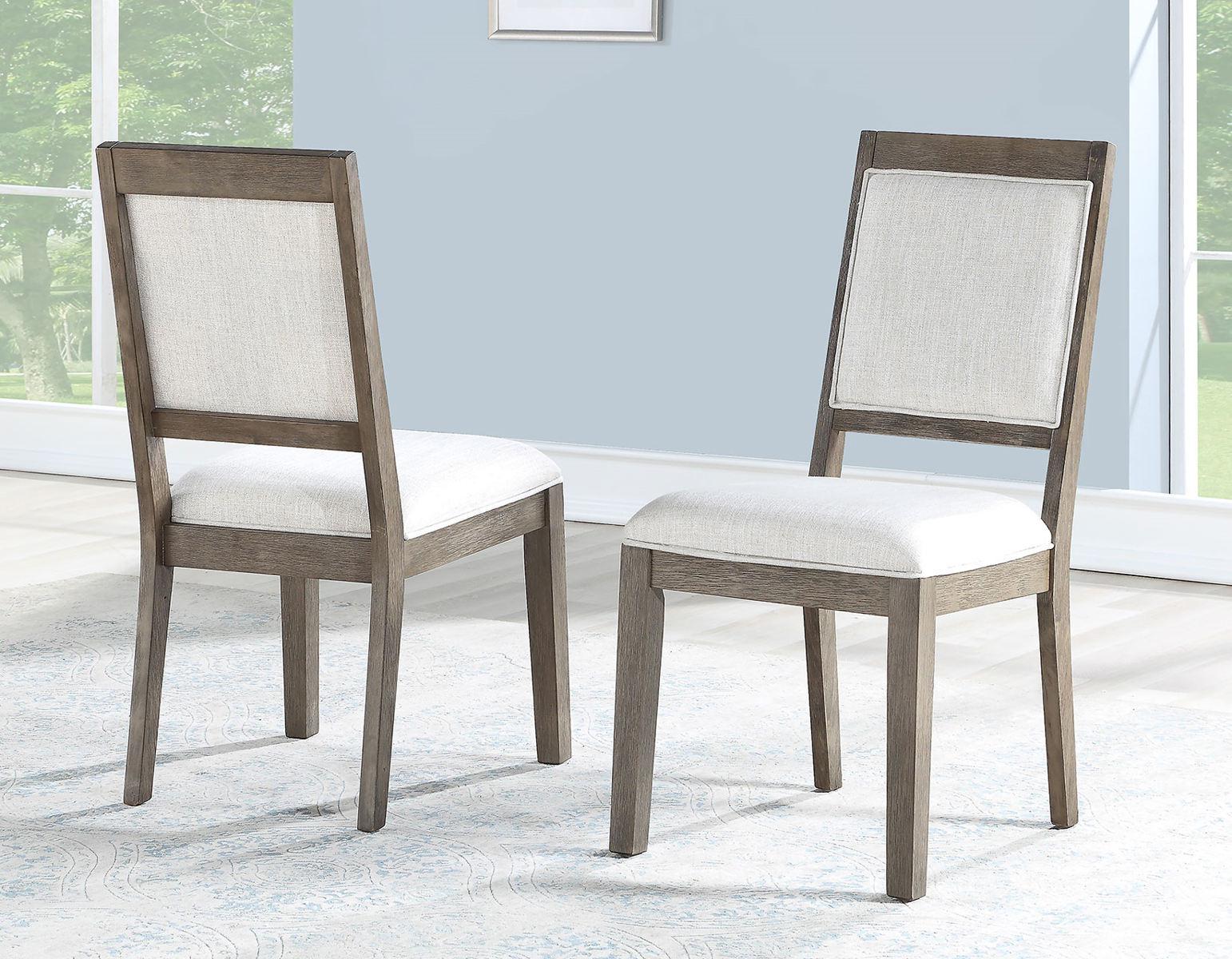 Steve Silver Molly Side Chair in Washed Grey Oak (Set of 2) Steve Silver 2