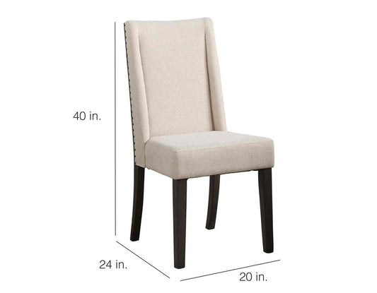 Steve Silver Napa Upholstered Side Chair in Dusky Cedar (Set of 2) Steve Silver 2