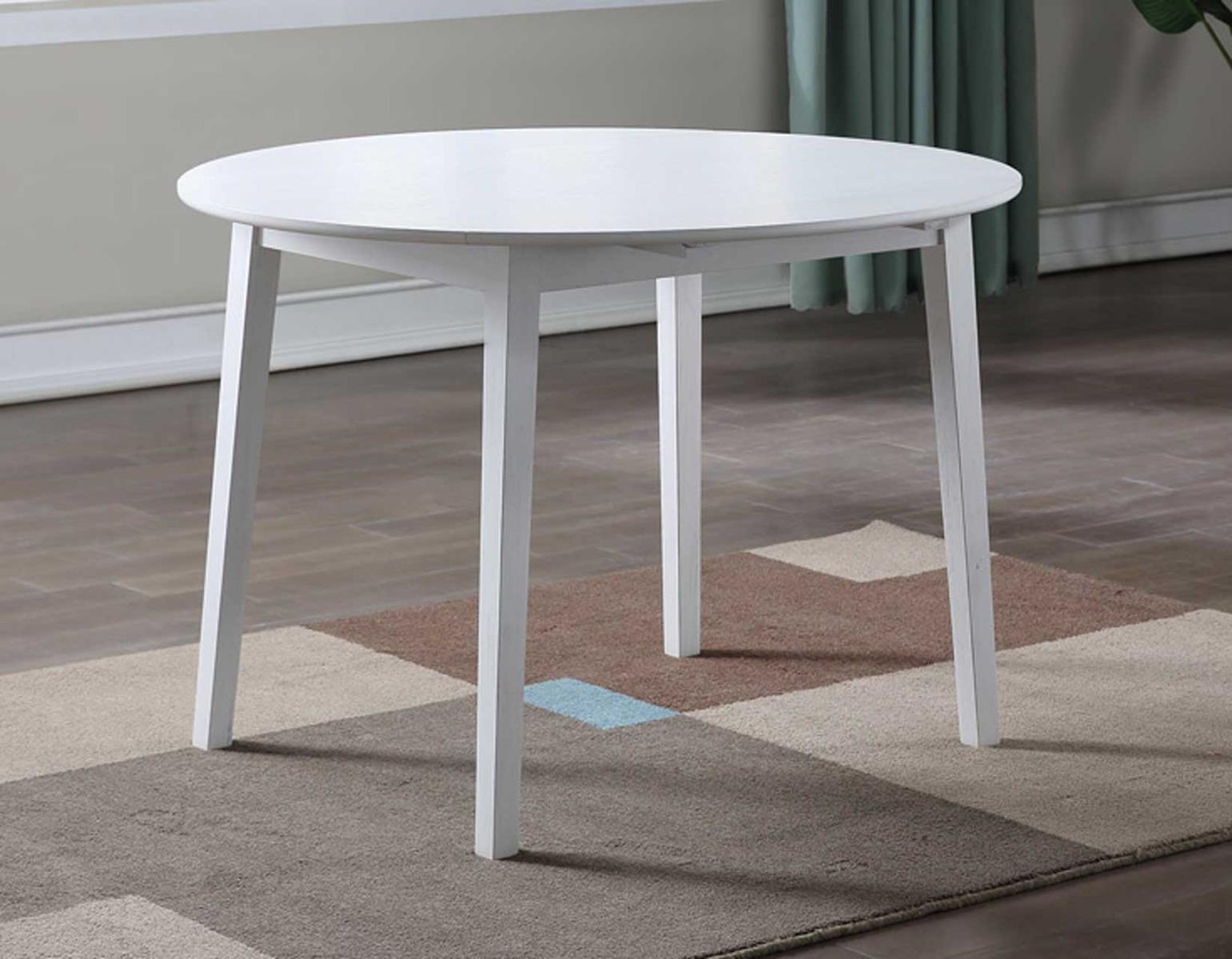 Steve Silver Naples Dining Table in Antiqued White Steve Silver 2