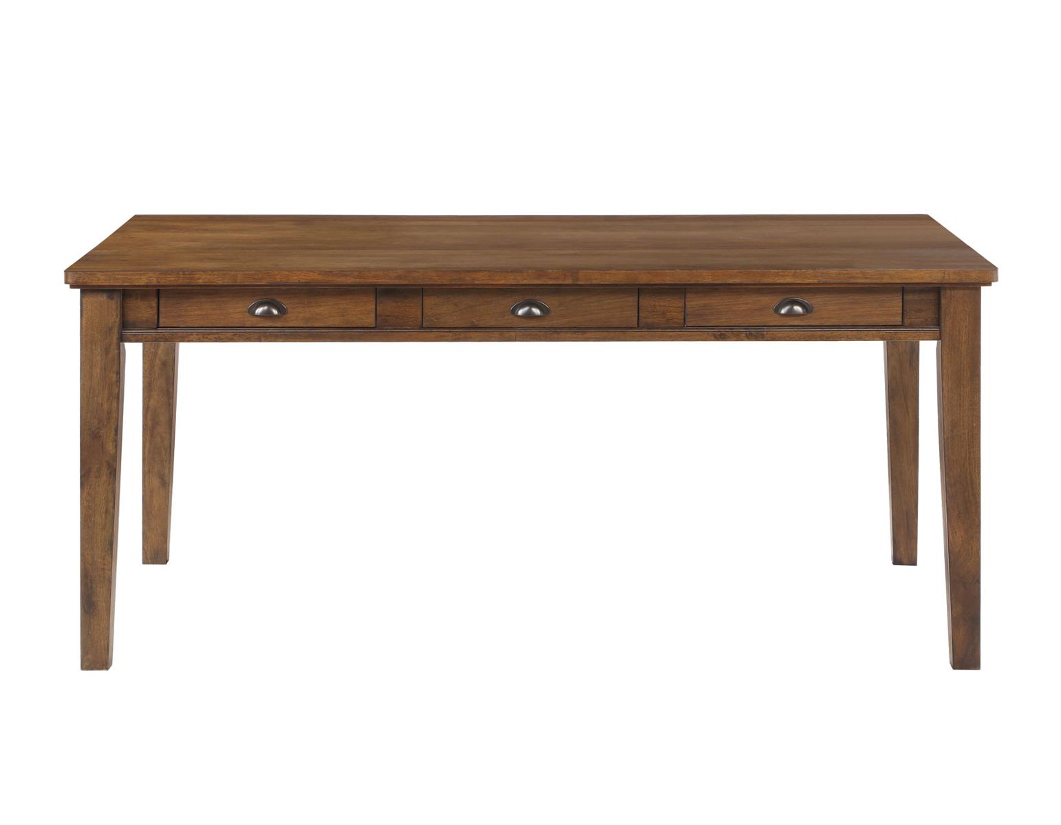 Steve Silver Ora 6 Drawer Dining Table in Hickory Steve Silver 2