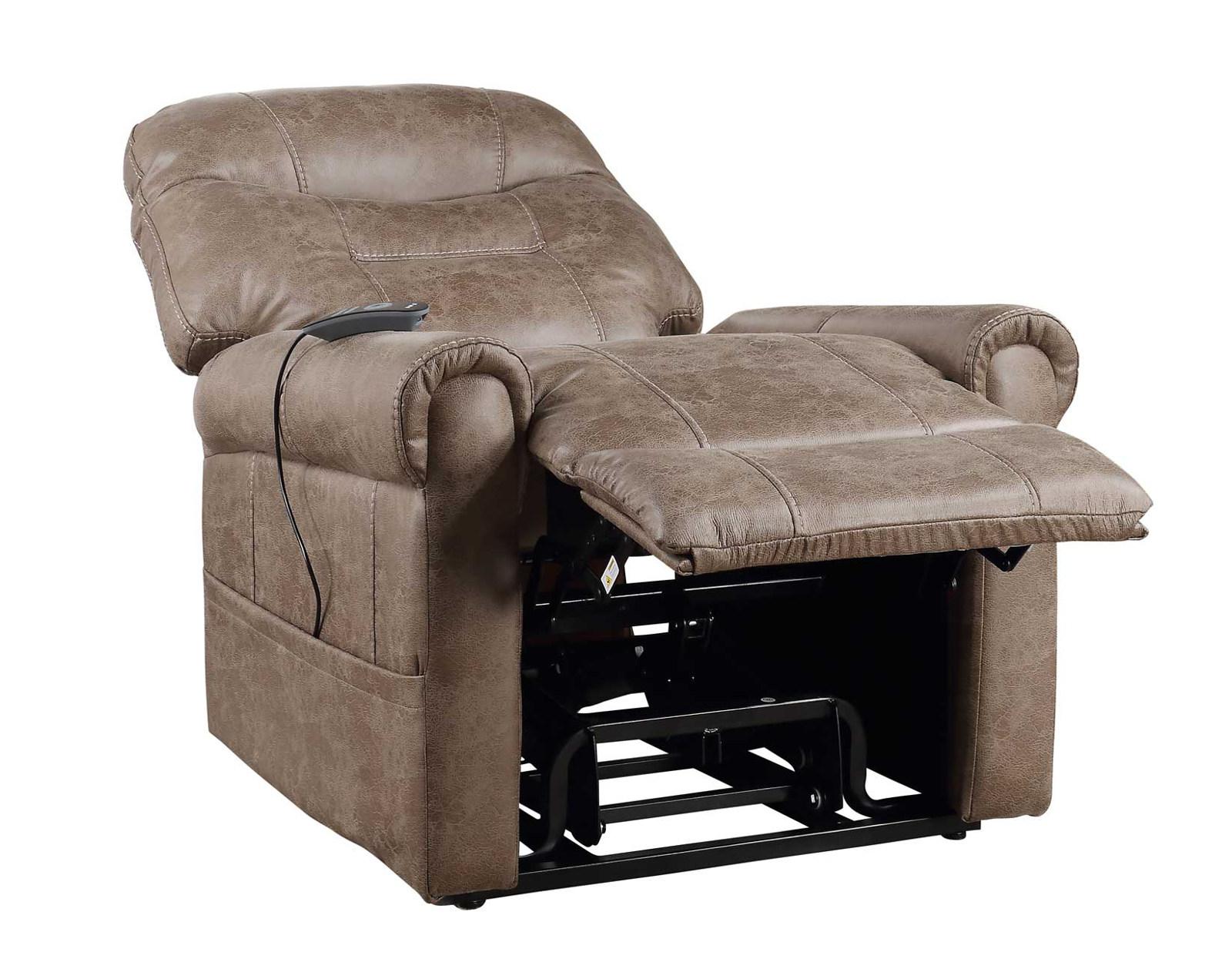 Steve Silver Ottawa Power Lift Chair with Heat and Massage in Camel Steve Silver 2