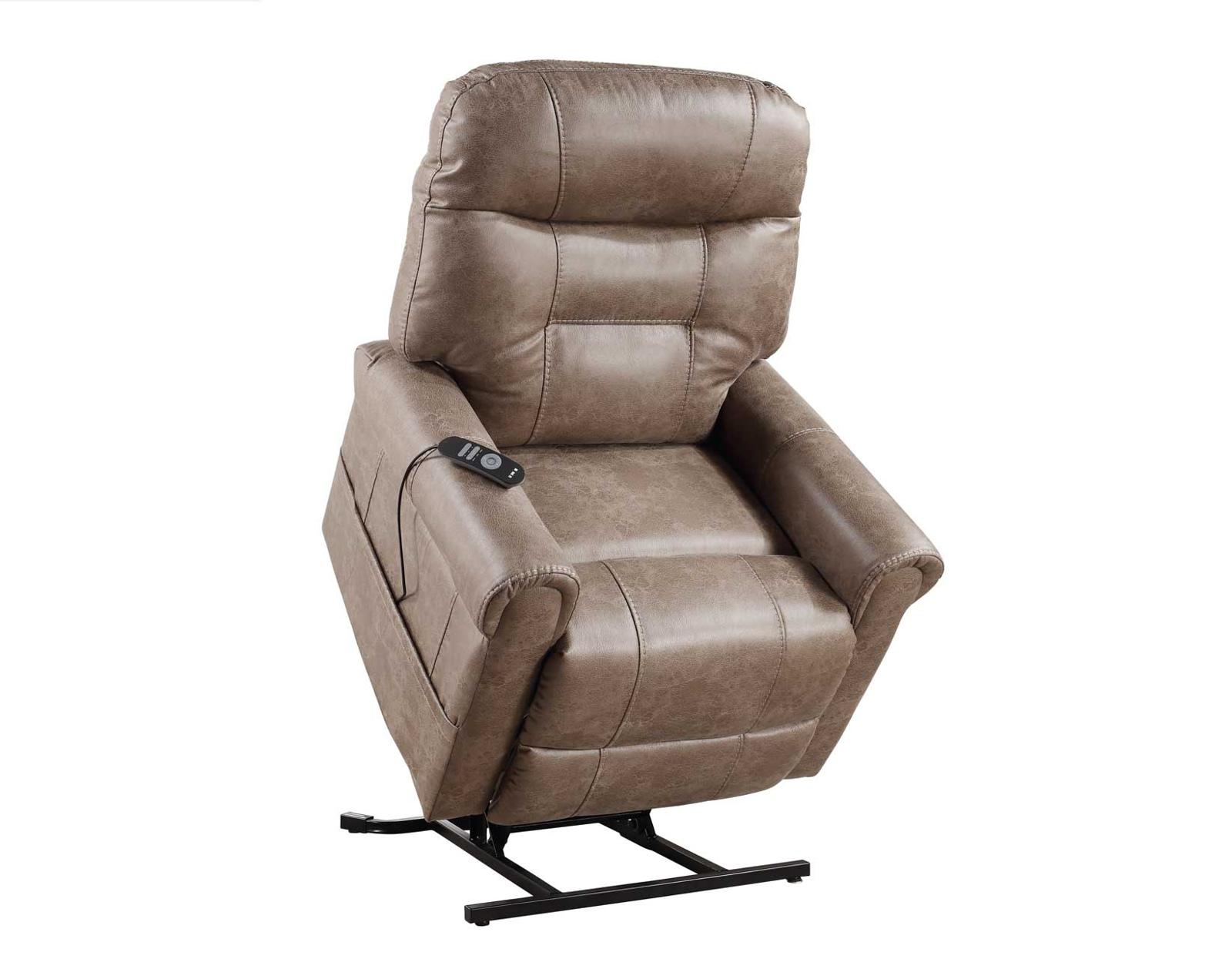 Steve Silver Ottawa Power Lift Chair with Heat and Massage in Camel Steve Silver 2