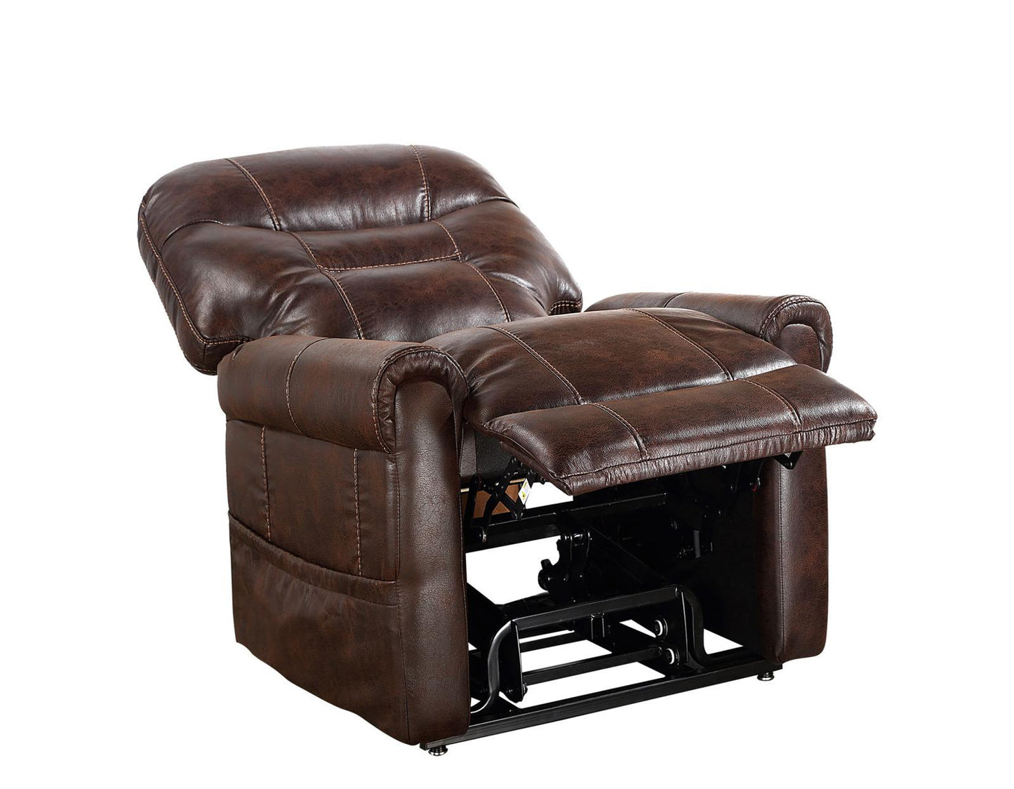 Steve Silver Ottawa Power Lift Chair with Heat and Massage in Walnut Steve Silver 2