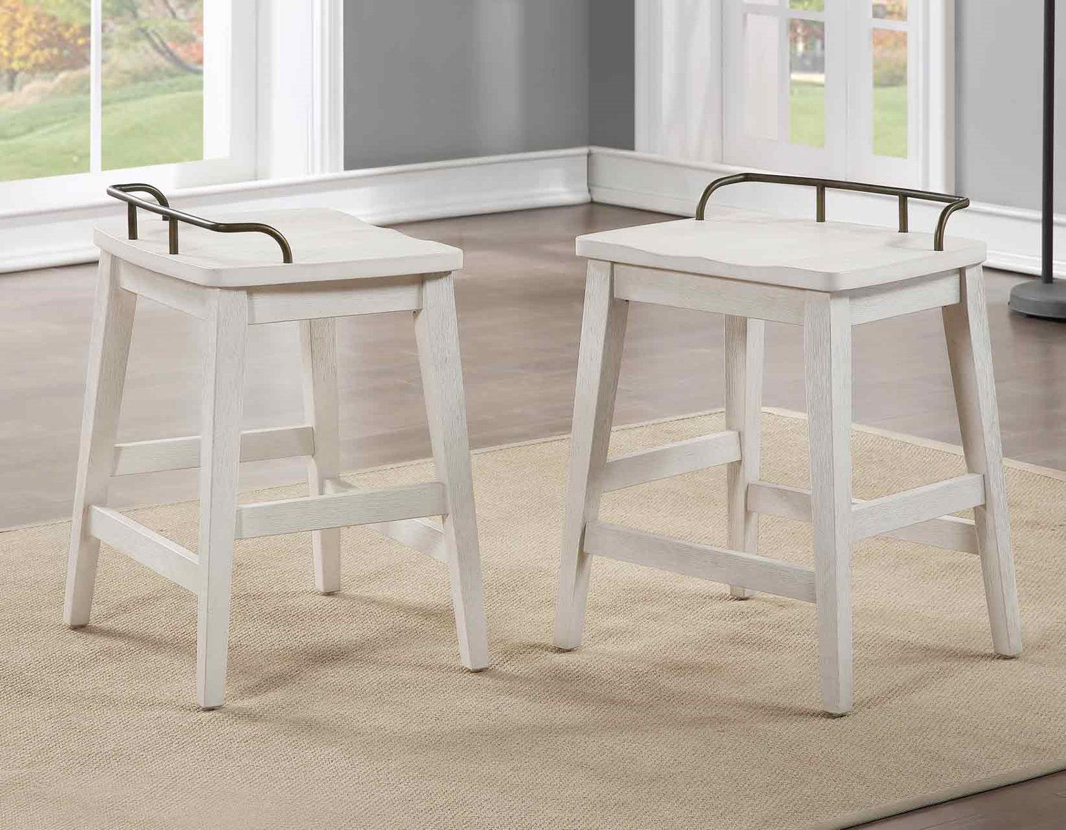 Steve Silver Pendleton Counter Stool in Ivory (Set of 2) Steve Silver 2