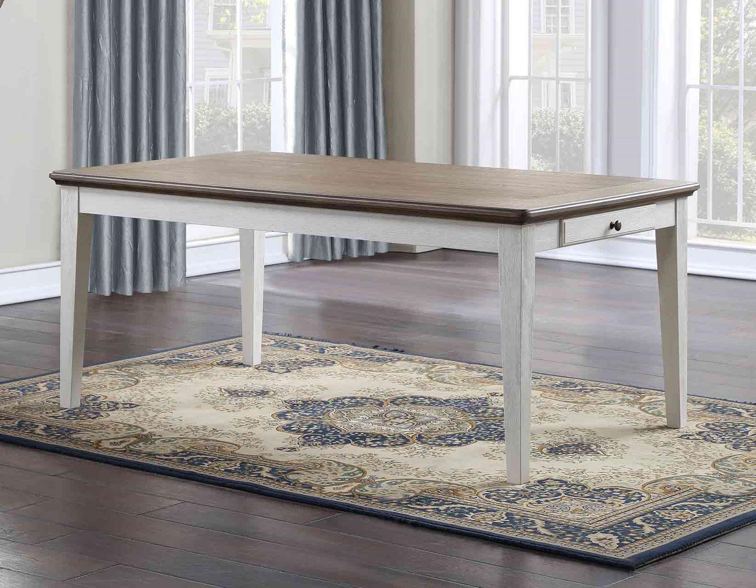 Steve Silver Pendleton Dining Table in Ivory Steve Silver 2