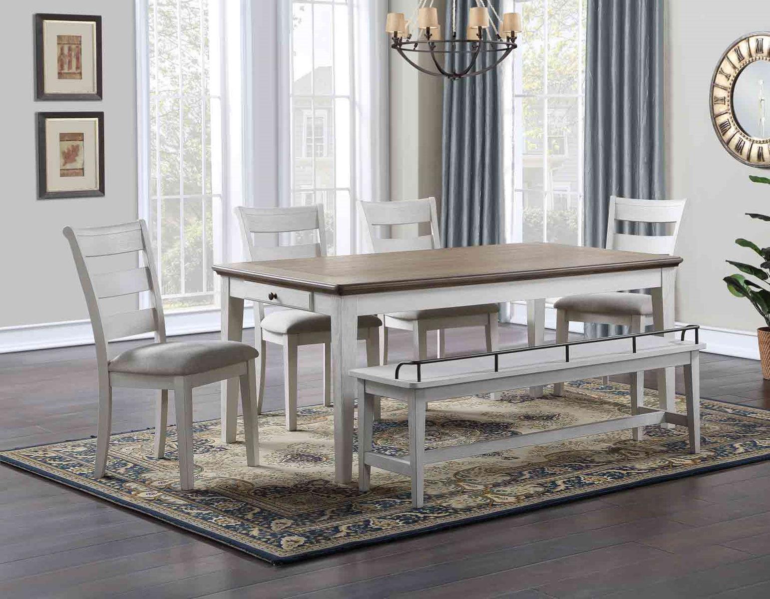 Steve Silver Pendleton Dining Table in Ivory Steve Silver 2