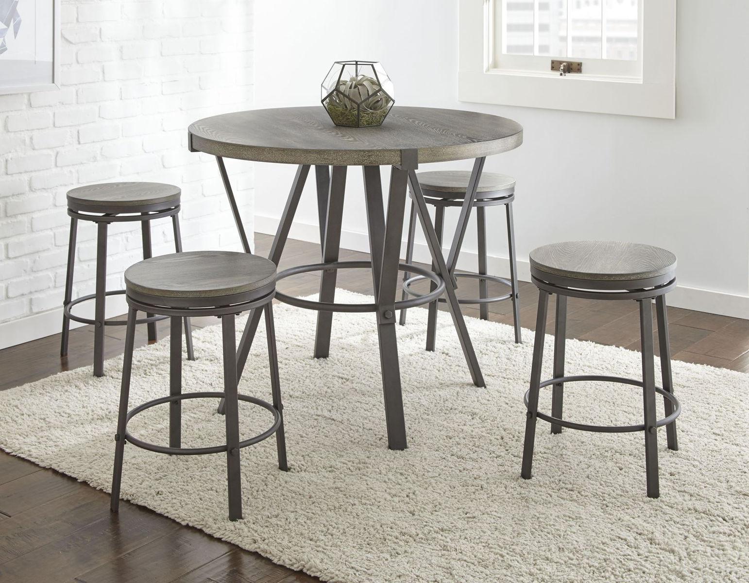 Steve Silver Portland Counter Stool in Gray (Set of 2) Steve Silver 2