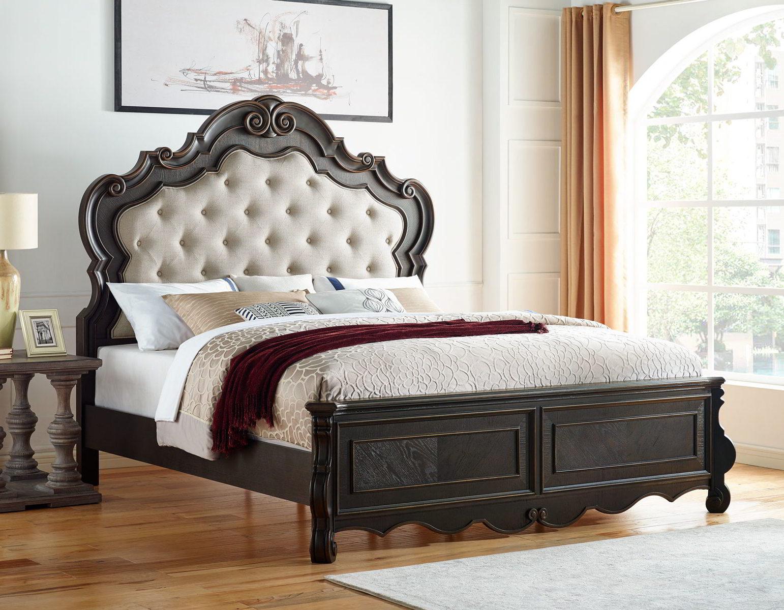 Steve Silver Rhapsody King Panel Bed in Molasses Steve Silver 2