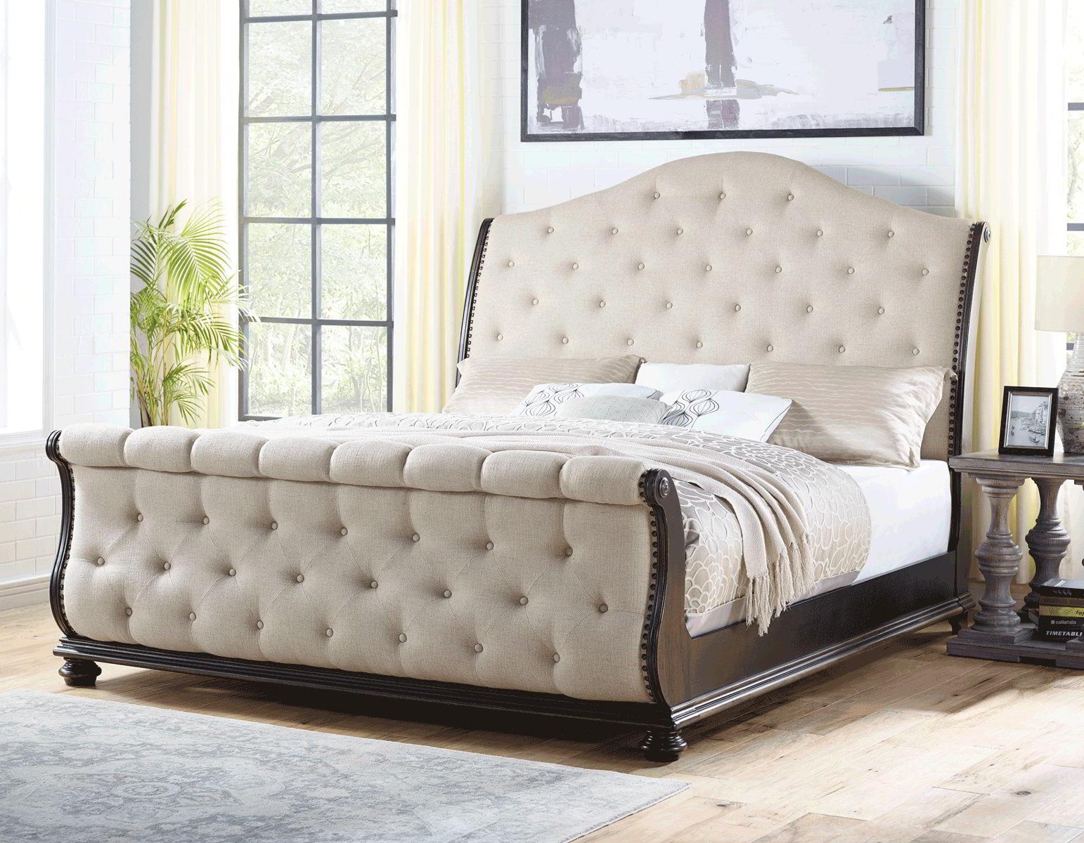 Steve Silver Rhapsody King Sleigh Bed in Molasses Steve Silver 2