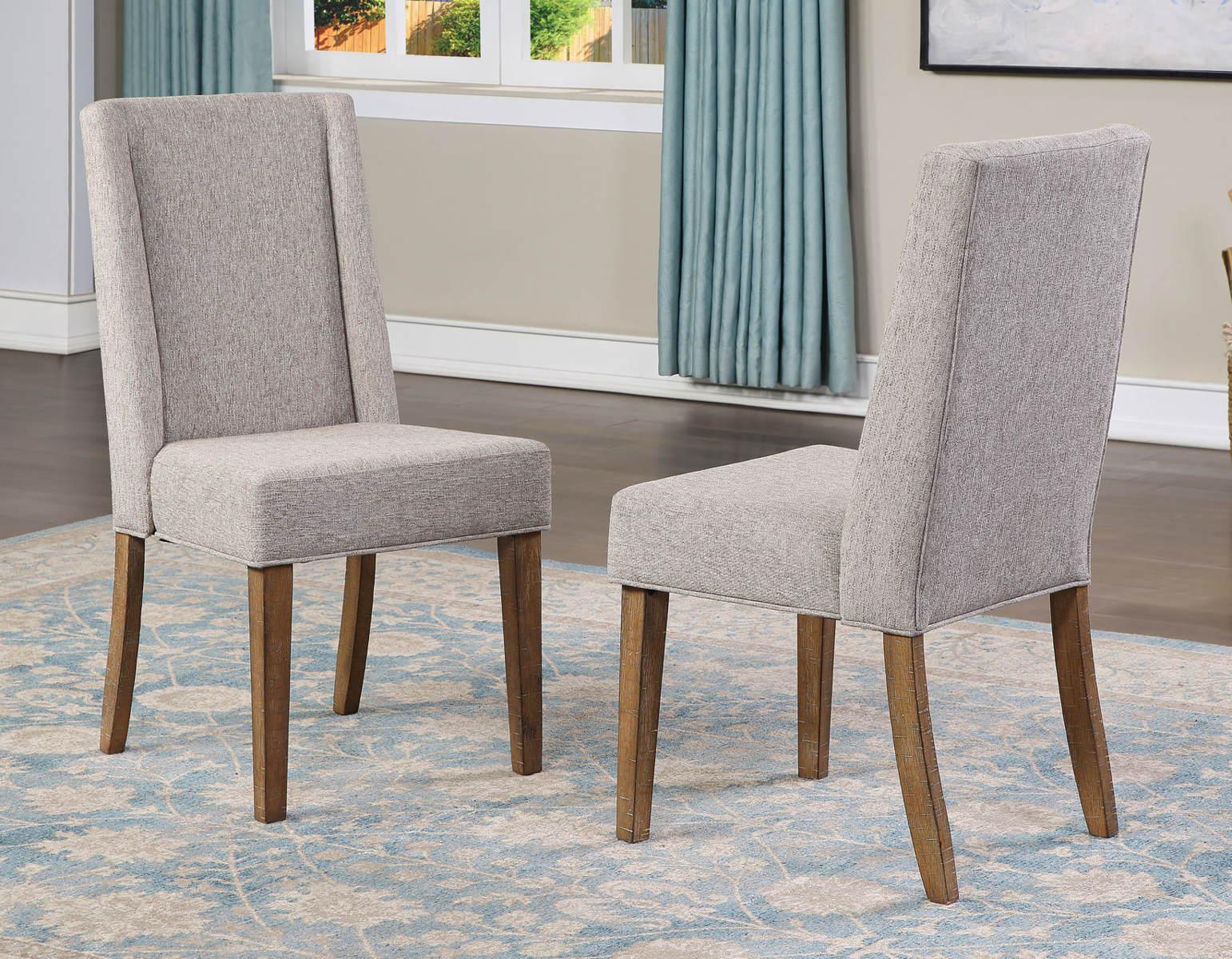 Steve Silver Riverdale Upholstered Chair in Driftwood (Set of 2) Steve Silver 2