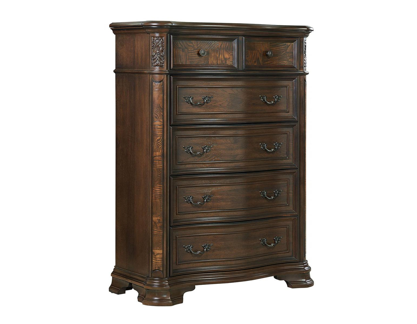 Steve Silver Royale 6 Drawer Chest in Brown Cherry Steve Silver 2